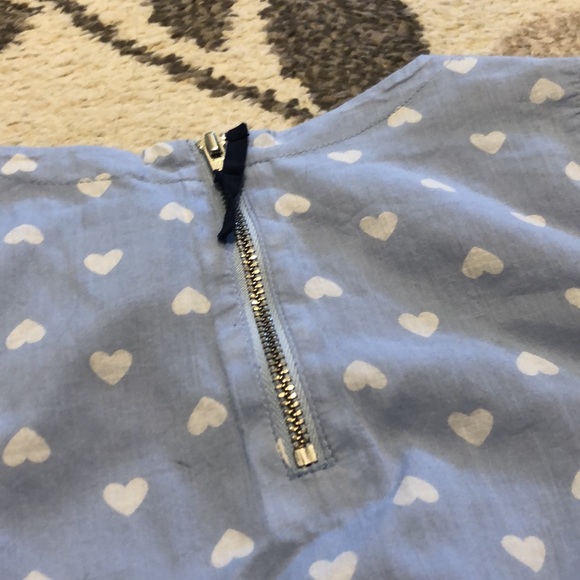 Crewcuts blue and white heart dress - Picture 6 of 6